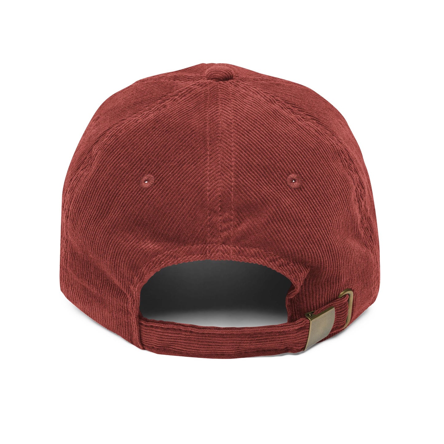 Burgundy Corduroy Cap (Embroidery)