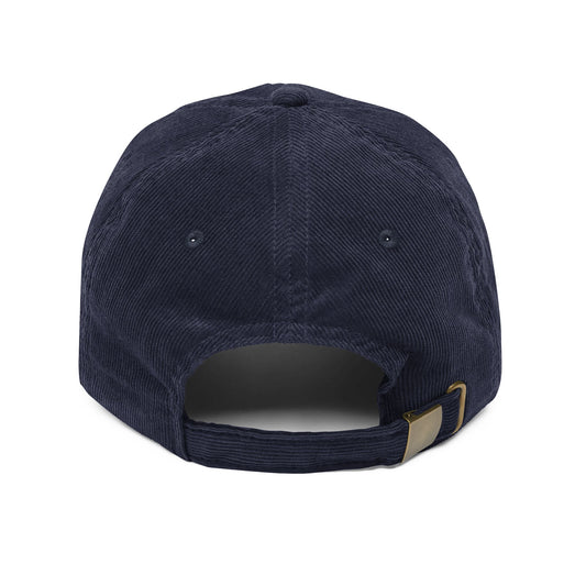 Navy So Exclusive Corduroy Cap (Embroidery)