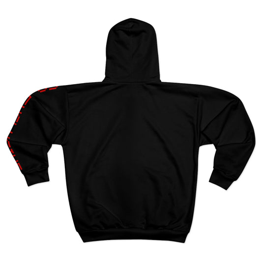 So Exclusive Black Unisex Zip Hoodie- Gamer Font