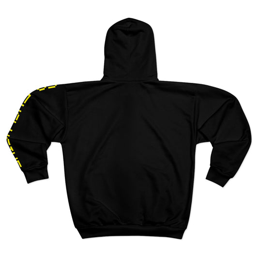 So Exclusive Black Unisex Zip Hoodie- Gamer Font