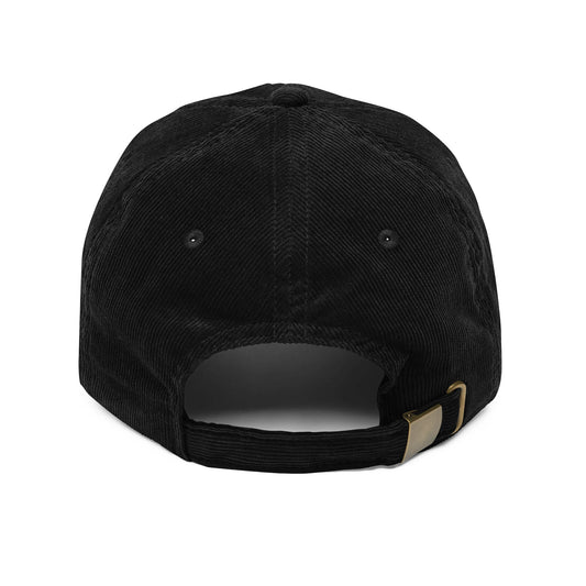 Black So Exclusive Corduroy Cap (Embroidery)